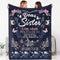 Cozy Flannel Sister Blanket  Perfect Gift for Special Occasions